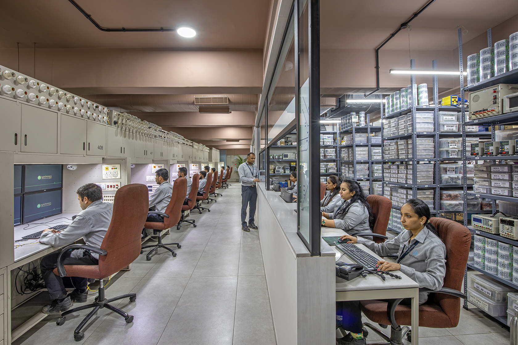 Synchronics 25,000 sq ft repair facility